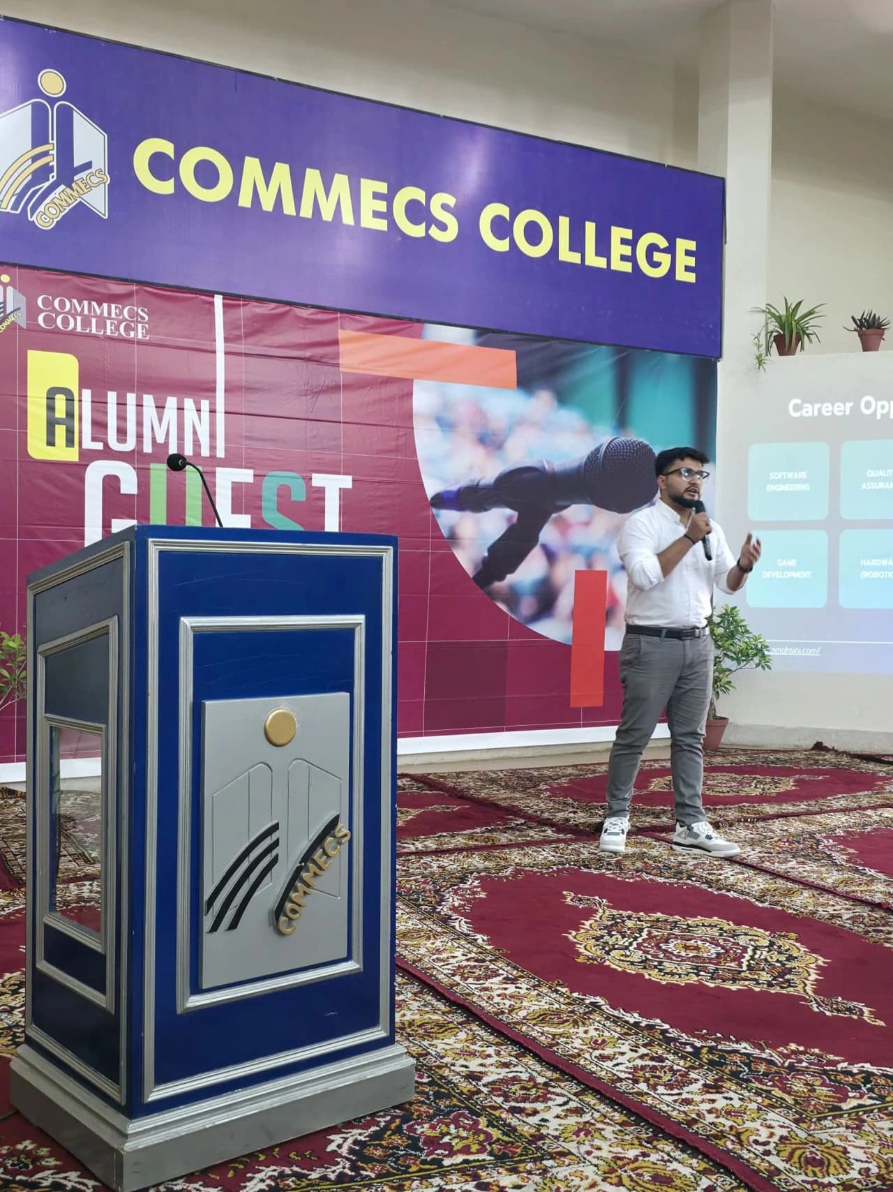 Guest Speaker @ Commecs College