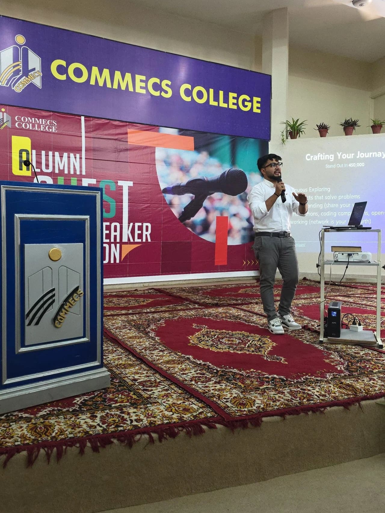 Guest Speaker @ Commecs College